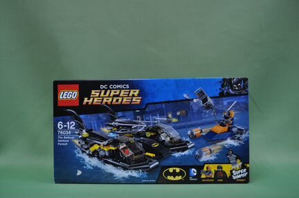 Lego 76034 Погоня в бухте на Бэткатере (новый)