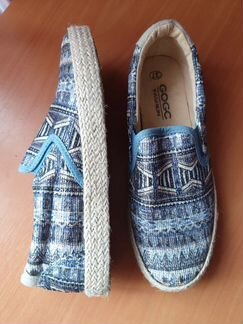 Эспадрильи слипоны кеды