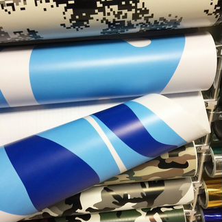 Пленка камуфляжная сине-белая, автовинил