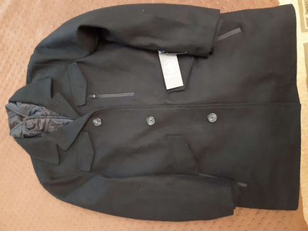 Пальто мужское утеплённое шерстяное