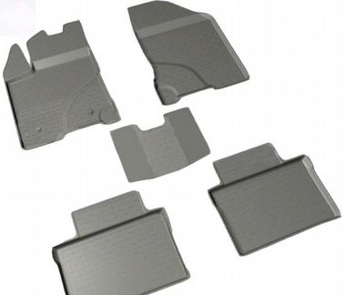 Коврики салона резиновые черные выс. борт Seintex