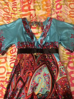 Платье шёлковое