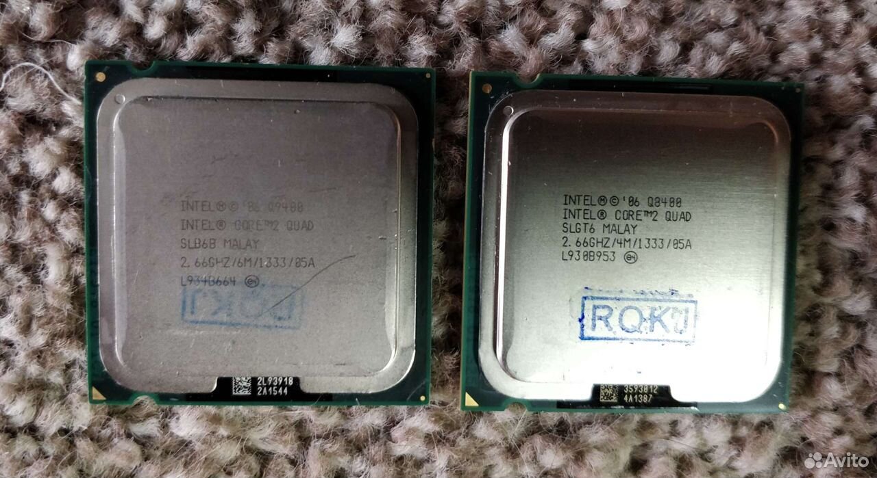 89510016261  Процессор Intel core 2 quad Q8400 Q9400 