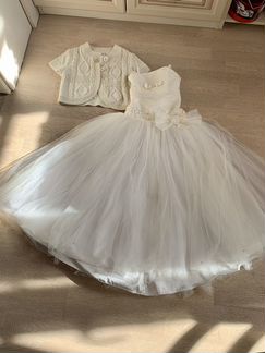 Платье для принцессы и болеро next 7-8 лет