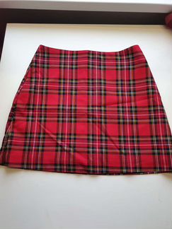 Мини юбка в клетку Monki