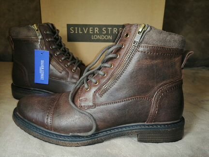 Новые ботинки Silver Street, натуральная кожа