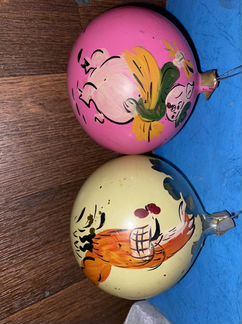 Довоенные елочные игрушки