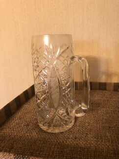 2 Пивные кружки из хрусталя