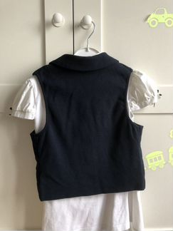 Жилетка и блузка ф.Маленькая леди