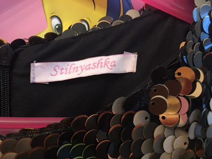 Платье с пайетками