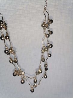 Ожерелье и серёжки, комплект