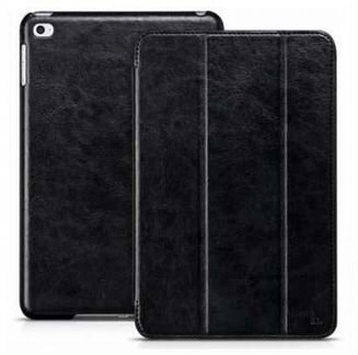 Черный кожаный чехол для iPad mini 4 Hoco Crystal