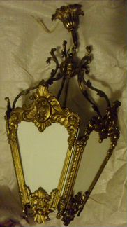 Светильник люстра бронза латунь