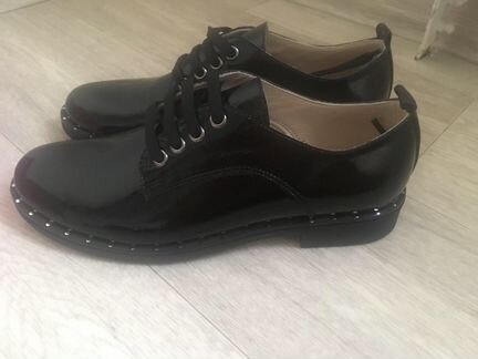 Ботинки кожаные